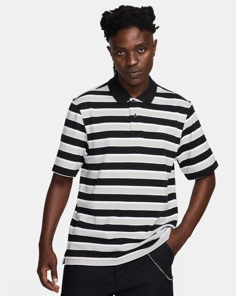 Поло чоловічі Nike Club Striped Polo (FN3896-010) FN3896-010 фото