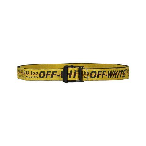 Ремень мужской Off-White Classic Industrial Belt Yellow/Black (OMRB012E20FAB0011810) OMRB012E20FAB0011810 фото