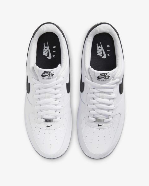 Кроссовки мужские Nike Air Force 1 '07 White Black Outsole (FQ4296-101) FQ4296-101 фото