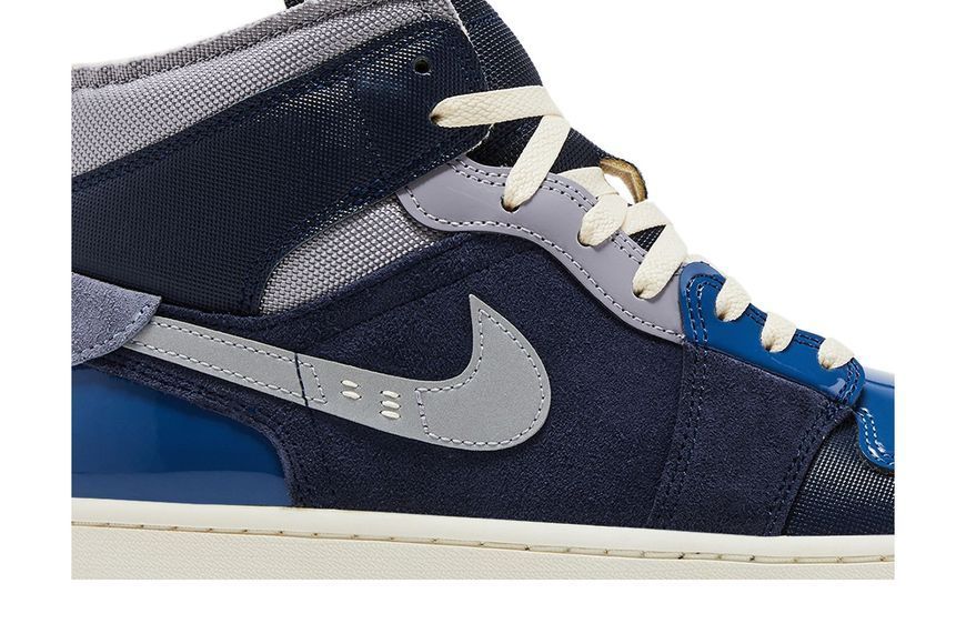Кросівки чоловічі Air Jordan 1 Mid SE Craft Inside Out Obsidian (DR8868-400) DR8868-400 фото