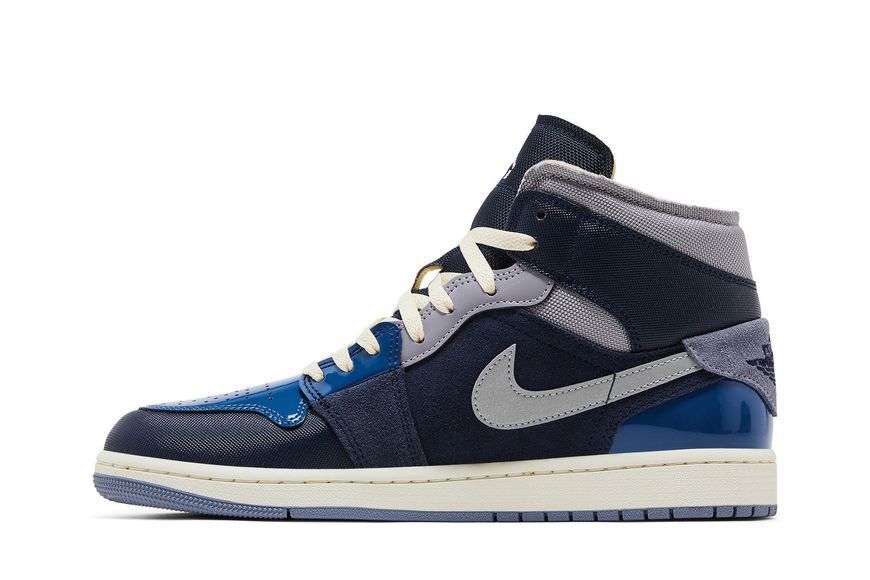 Кросівки чоловічі Air Jordan 1 Mid SE Craft Inside Out Obsidian (DR8868-400) DR8868-400 фото