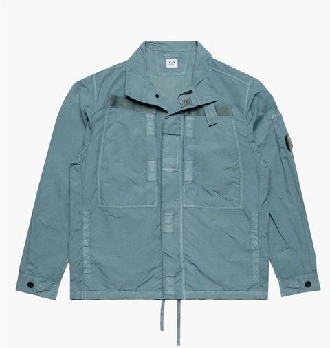 Сорочка чоловіча C.P. Company Flatt Nylon Lens Overshirt (18CMOS081A 005991G) 18CMOS081A 005991G фото