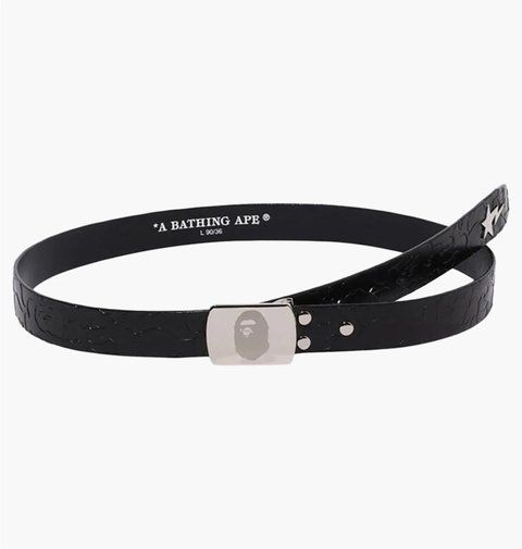 Ремінь чоловічий A Bathing Ape Neon Camo Narrow Leather Belt (001BTK301003M) 001BTK301003M фото