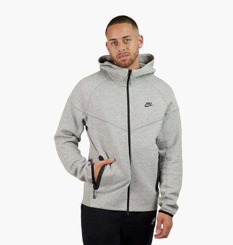 Толстовка чоловіча Nike Tech Fleece Full-Zip Hoodie (FB7921-063 FB8002-063) FB7921-063 FB8002-063 фото