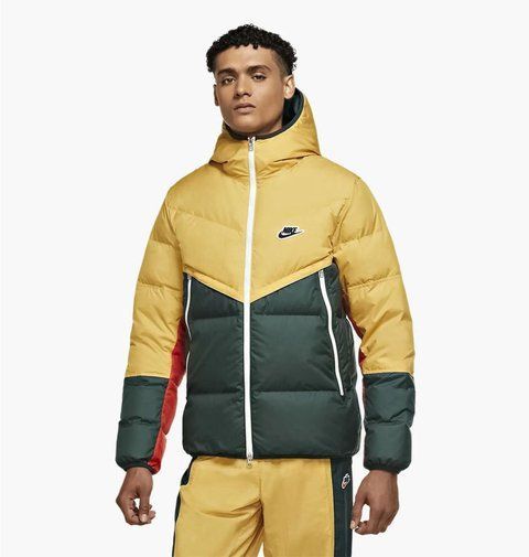 Парка чоловіча Nike Sportswear Down-Fill Windrunner Yellow (CU4404-700) CU4404-700 фото