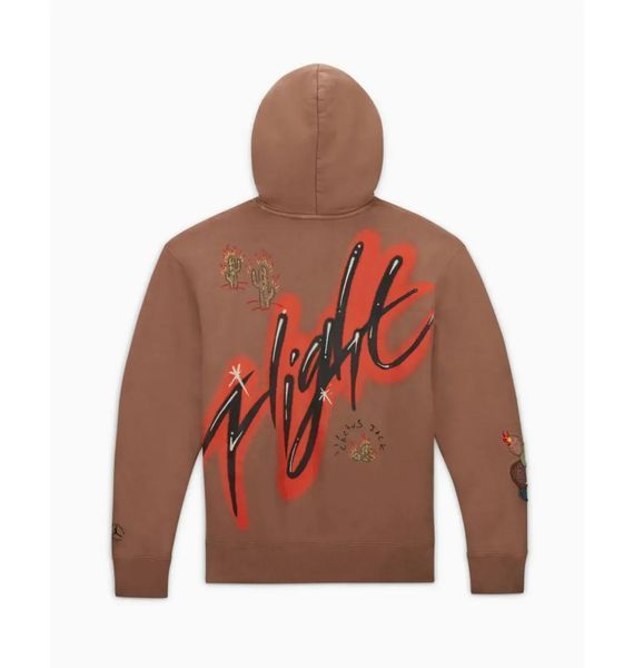 Худи мужское Jordan x Travis Scott Flight Graphic Archaeo Brown (DO4093-256) DO4093-256 фото