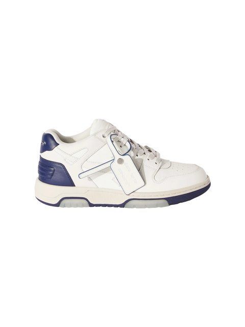 Кросівки Off-White Out Of Office Leather Sneakers White Blue (OMIA189F23LEA0050546) OMIA189F23LEA0050546 фото