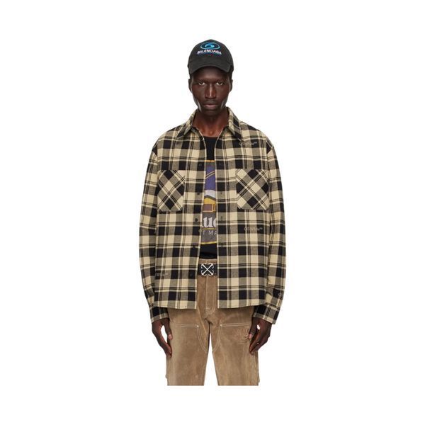 Рубачка чоловіча Off-White Check Flannel Shirt (OMGE030C99FAB0011900) OMGE030C99FAB0011900 фото
