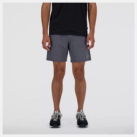 Шорти чоловічі New Balance Heathertech Grey (MS41073BK) MS41073BK фото