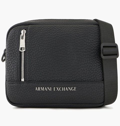 Сумка чоловіча Armani Exchange With Metal Logo Black (952663-CC828) 952663-CC828 фото