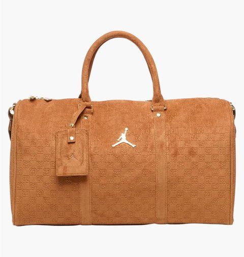 Дорожна сумка Jordan Suede Monogram Cognac Duffel 40L (LM9205-X6X) LM9205-X6X фото