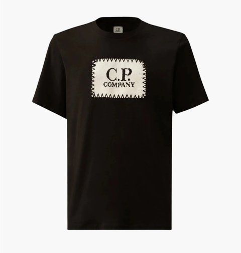 Футболка чоловіча C.P. Company Company Label Logo Black (RCCMTS723A 005100W) RCCMTS723A 005100W фото