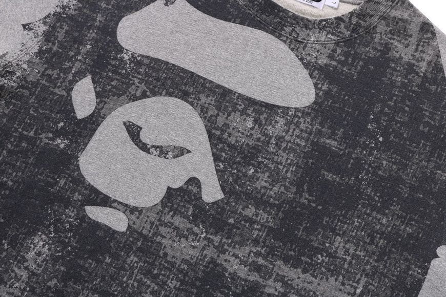 Свитшот мужской Bape APE HEAD OVER PRINT CREWNECK SWEAT 1k80113006 1k80113006 фото