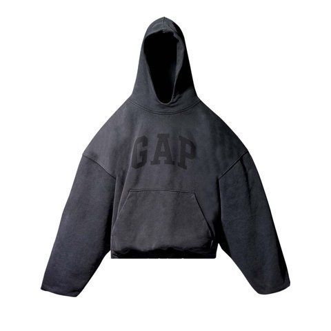 Худи Yeezy Gap Engineered by Balenciaga Dove Washed Black (4729960020000) 4729960020000 фото