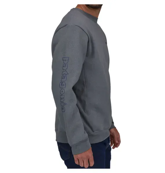 Футболка чоловіча Patagonia 73 Skyline Uprisal Crew Sweatshirt Plume Grey (PLGY39656) PLGY39656 фото