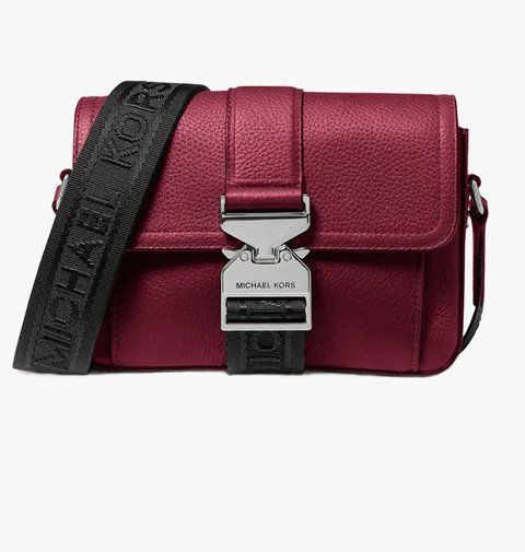 Сумка жіноча через плече Michael Kors Hudson Pebbled Leather Crossbody Bag (33F4LHDM2L) 33F4LHDM2L фото