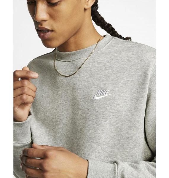 Свитшот чоловічий Nike Sportswear Club Grey (BV2666-063) BV2666-063 фото