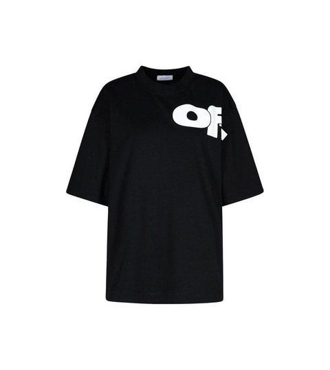 Футболка мужская Off-White Shared Logo T-Shirt Black (OMAA120F24JER00G1001) OMAA120F24JER00G1001 фото