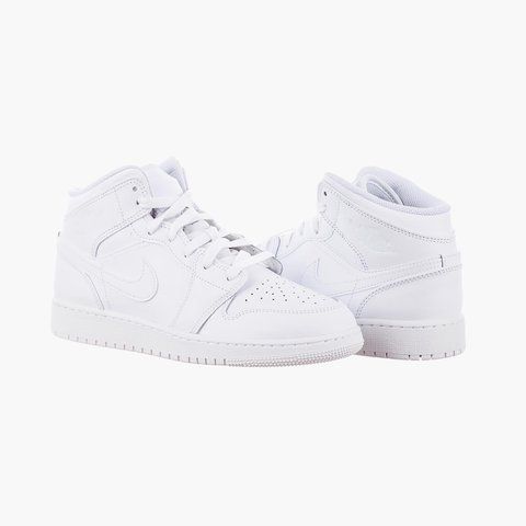 Кросівки жіночі Jordan 1 Mid (Gs) (554725-136) 554725-136 фото