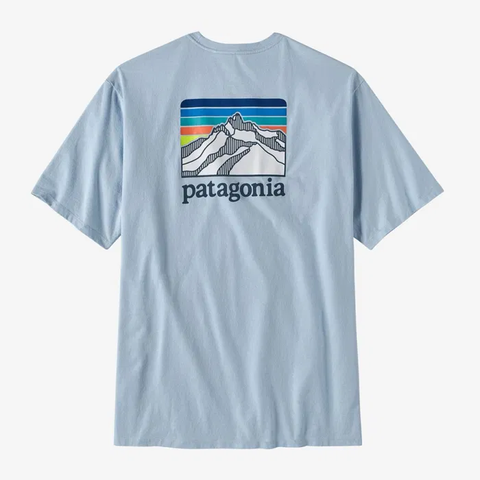 Мужская футболка Patagonia Men's Line Logo Ridge Pocket Responsibili-Tee (CHLE38511) CHLE38511 фото