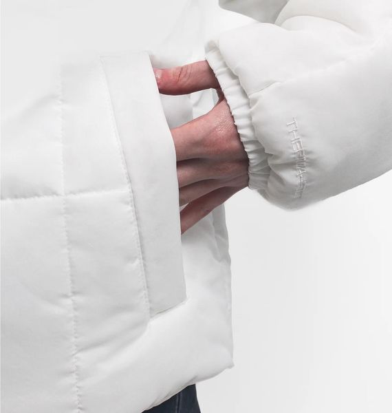 Куртка жіноча Nike Sportswear Classic Puffer Therma-Fit Loose Hooded Jacket (FB7672-100) FB7672-100 фото