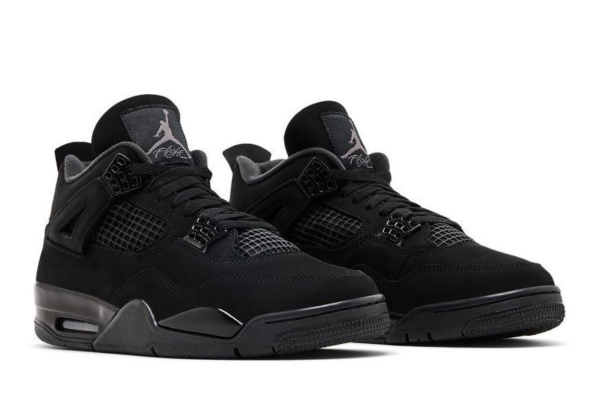Кросівки чоловічі Air Jordan 4 Retro Black Cat (2025) (FV5029-010) FV5029-010 фото