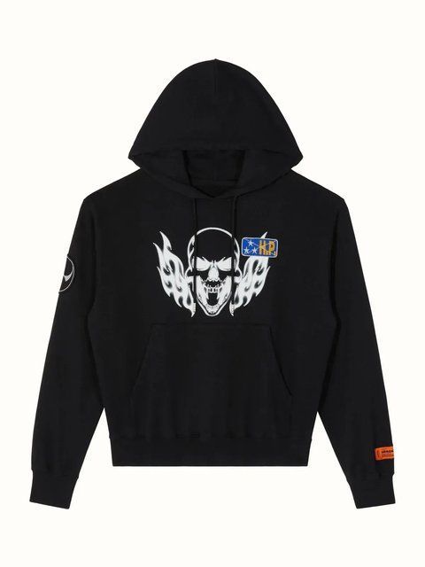 Свитшот мужской Heron Preston Flaming Skull (HMBA020F22JER001-BLACK) HMBA020F22JER001-BLACK фото