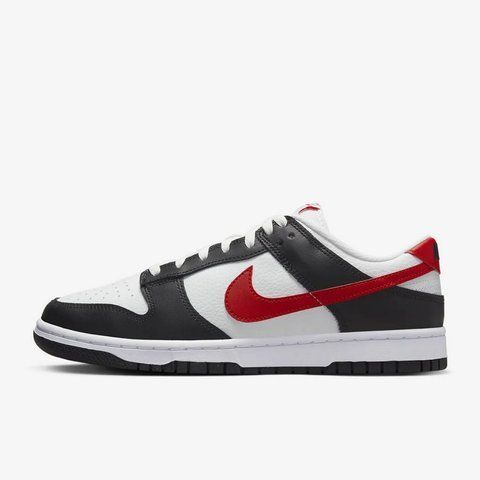 Кросівки чоловічі Nike Dunk Low Retro Red Swoosh Panda (FB3354-001) FB3354-001 фото